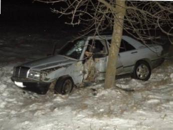 Водитель Mercedes разбился насмерть под Николаевом